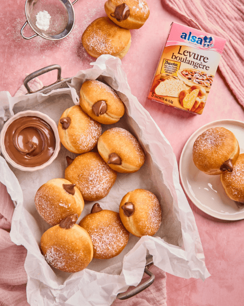 recette Beignets à la pâte à tartiner alsa