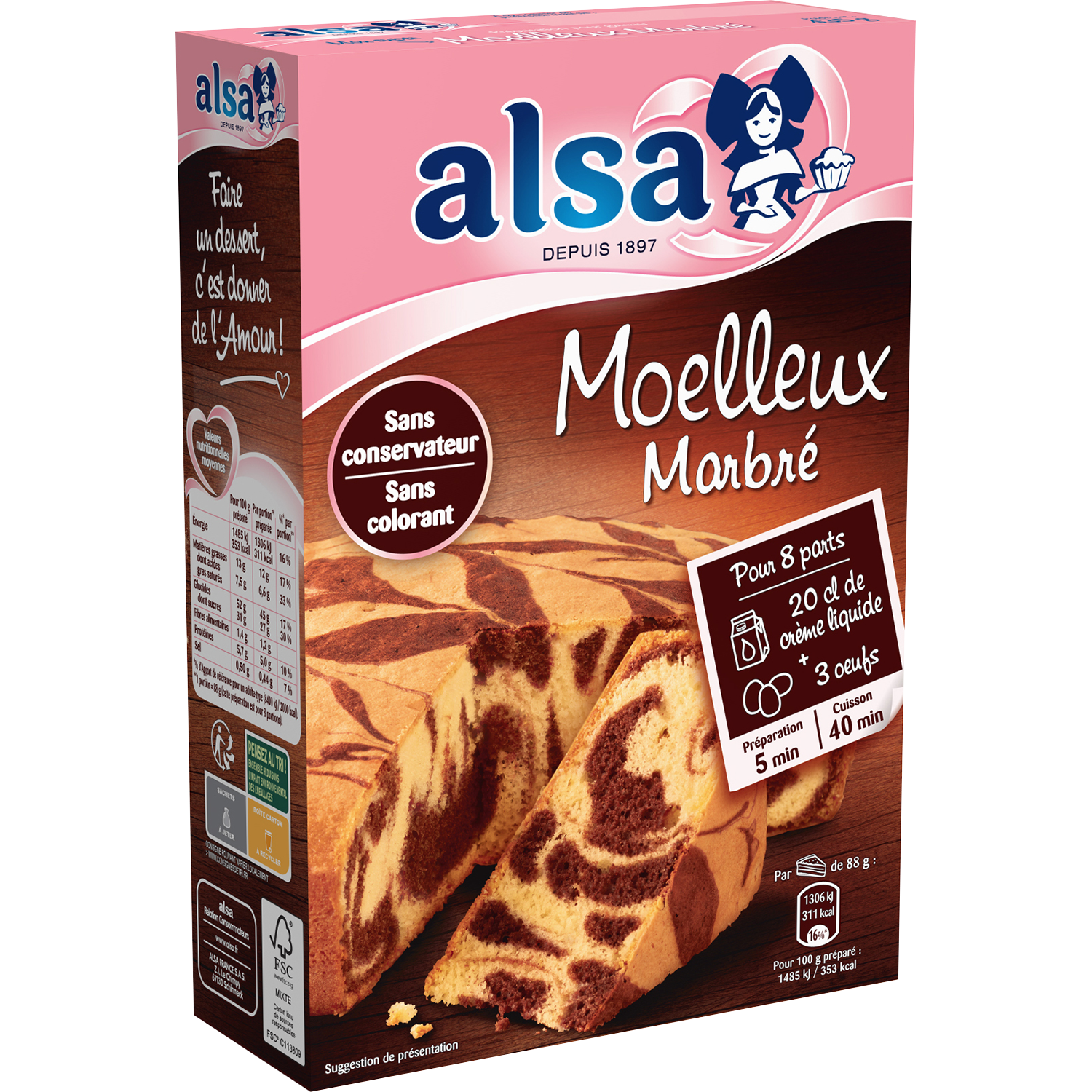 Moelleux Marbre Alsa Depuis 17 Moelleux Marbre Alsa Depuis 17
