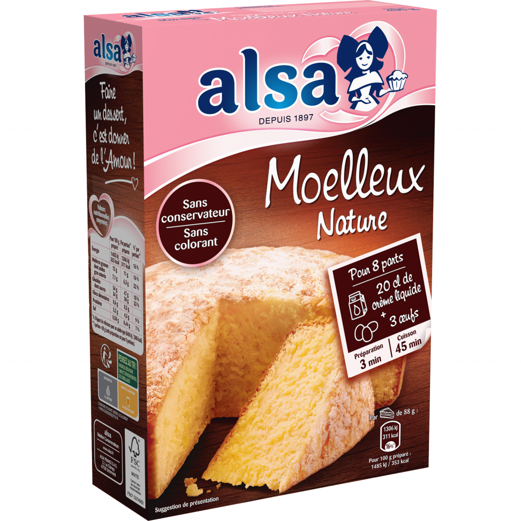 Moelleux Nature Alsa Preparation Pour Des Gateaux Prete A L Emploi Moelleux Nature Alsa Preparation Pour Des Gateaux Prete A L Emploi