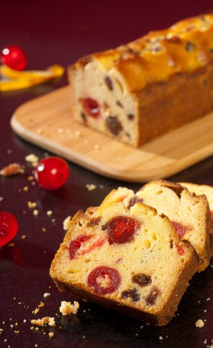 Cake aux fruits confits