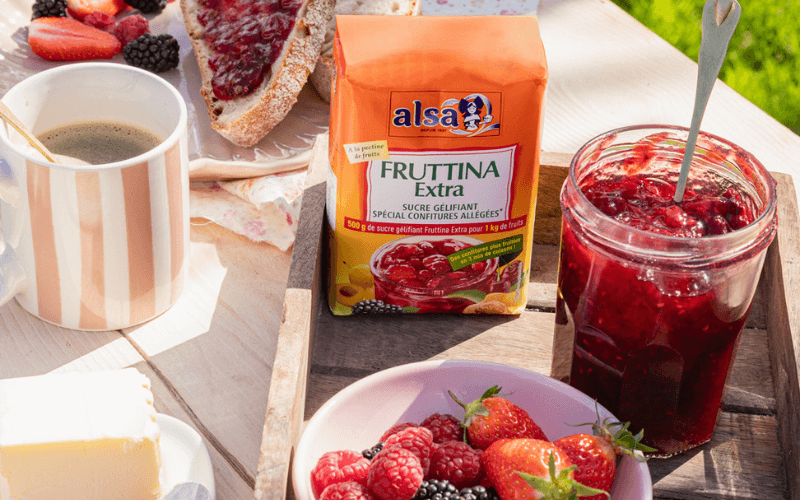 recette Confiture de fraise, framboise ou mûre alsa