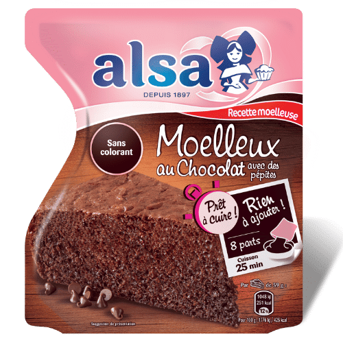 Moelleux au Chocolat Prêt à cuire alsa