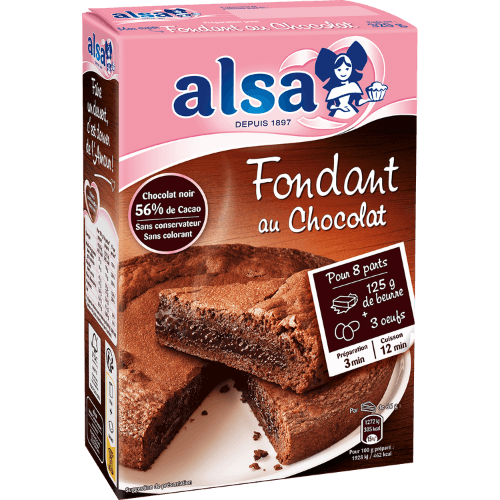 Fondant au Chocolat Alsa : Une préparation pour gâteau fondant
