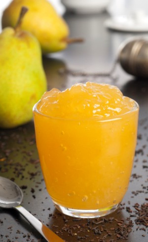 Confiture de poire au thé
