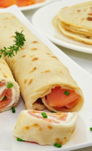 Roulés au Saumon Fumé
