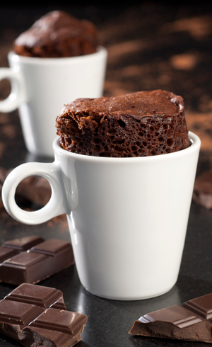 Mug Cake Cœur Coulant au Chocolat