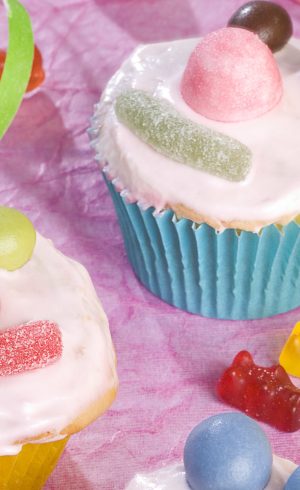 Cupcakes bonhommes