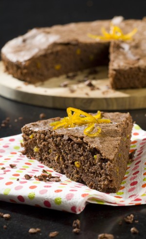 Fondant Tout Chocolat aux zestes d’orange confits
