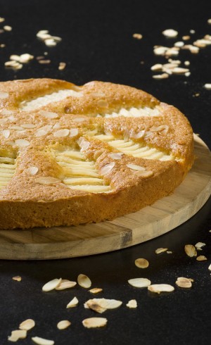 Gâteau aux amandes et aux poires