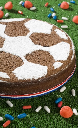 Gâteau ballon de foot