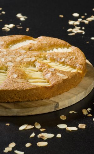 Gâteau aux amandes et aux poires