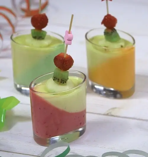 Recette pour Jus de Pâques et brochette de fruits