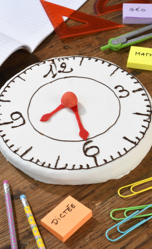 Gâteau Horloge