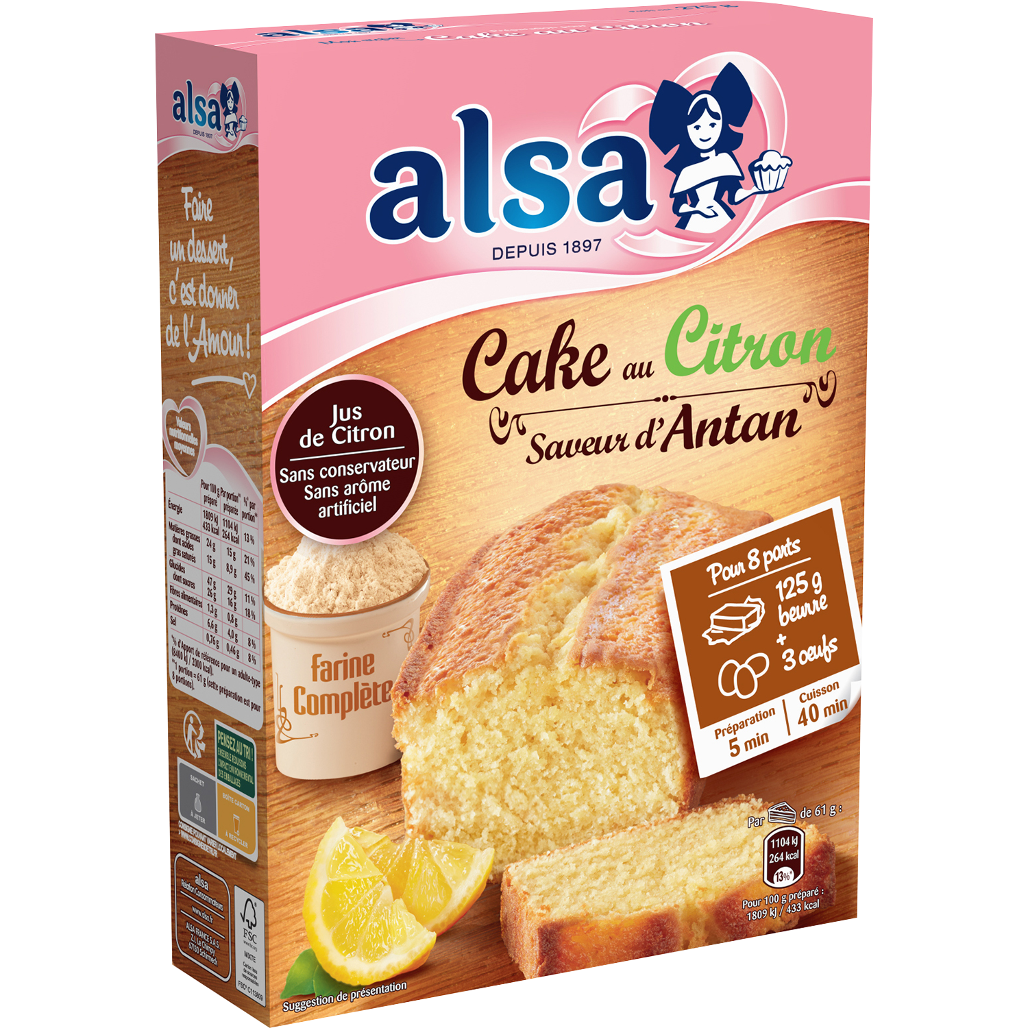 Cake Au Citron Saveur D Antan Alsa Cake Au Citron Saveur D Antan Alsa