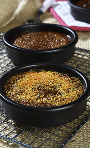 Crème brulée au cacao