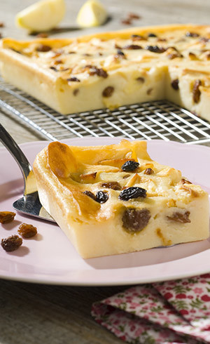 Far breton aux pommes et aux raisins