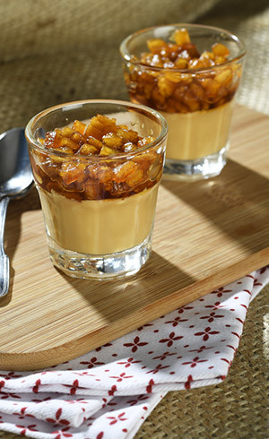 Verrine pommes-caramel