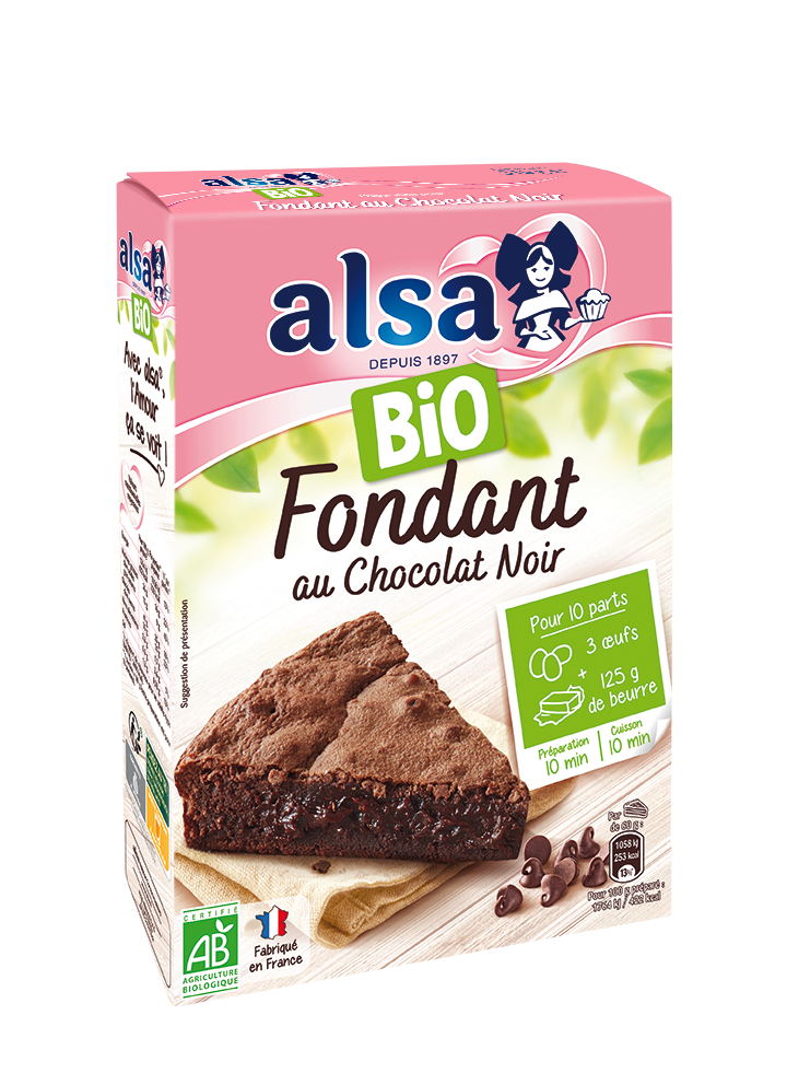 Fondant Au Chocolat Bio Alsa Depuis 17