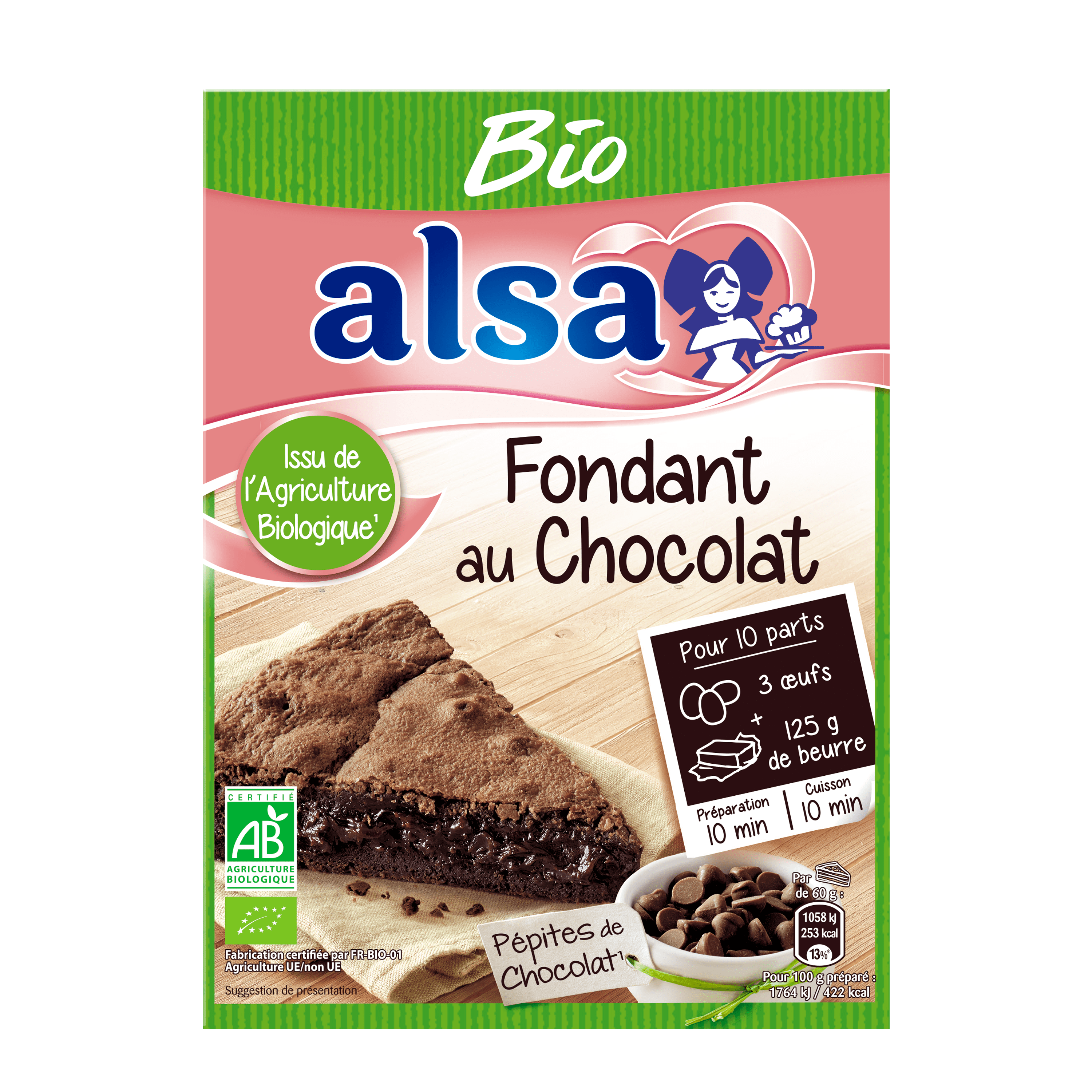 Fondant au Chocolat Bio Fondant au Chocolat Bio