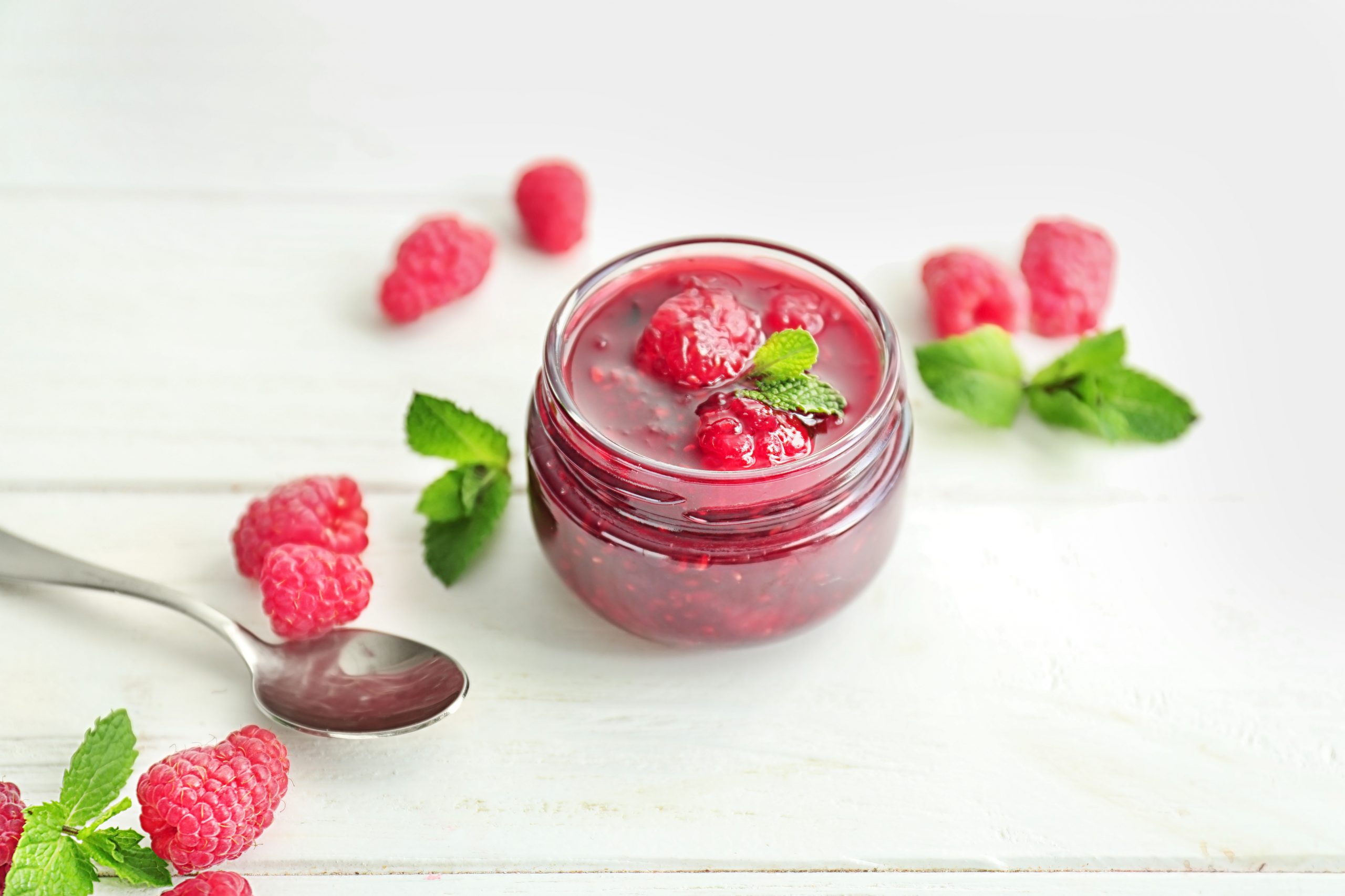 Recette de confiture de framboises sans cuisson