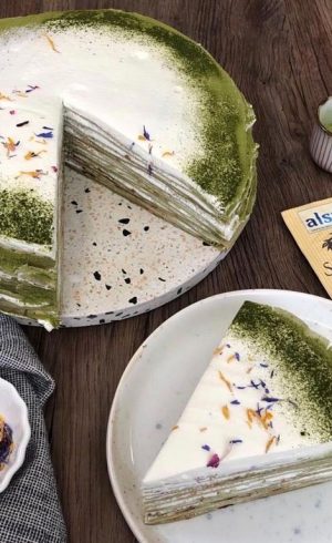 Crêpe au Thé Matcha