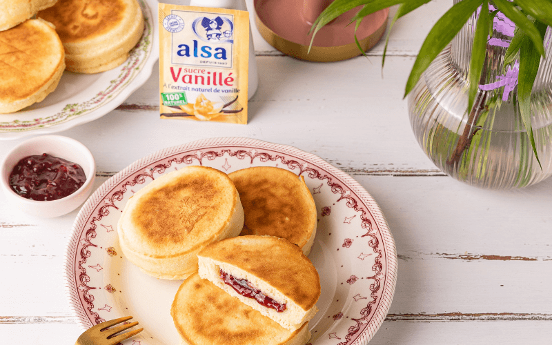 recette Pancakes fourré à la confiture alsa