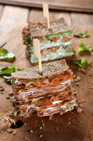 Club-galette au bacon