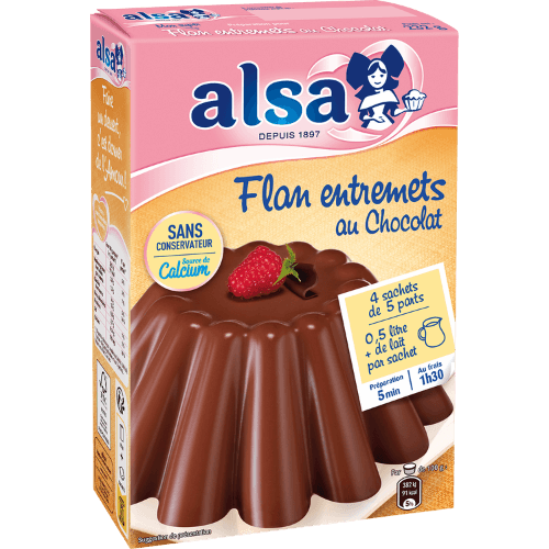 Flan entremets au Chocolat alsa