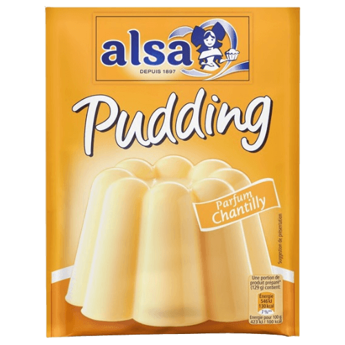 Pudding Parfum Chantilly - alsa - depuis 1897