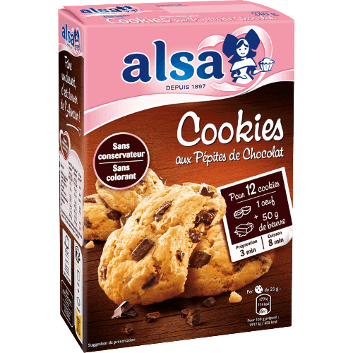 Cookies aux Pépites de chocolat alsa