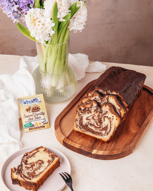 recette Cake marbré alsa