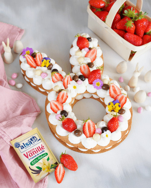 recette Number cake Lapin de Pâques alsa