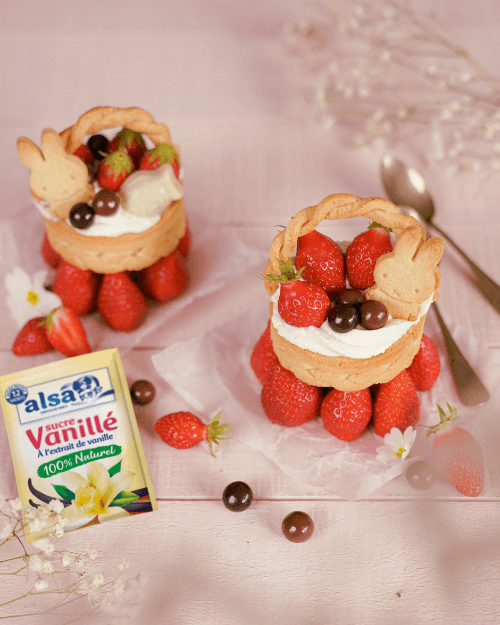 recette Tartelettes paniers de Pâques alsa