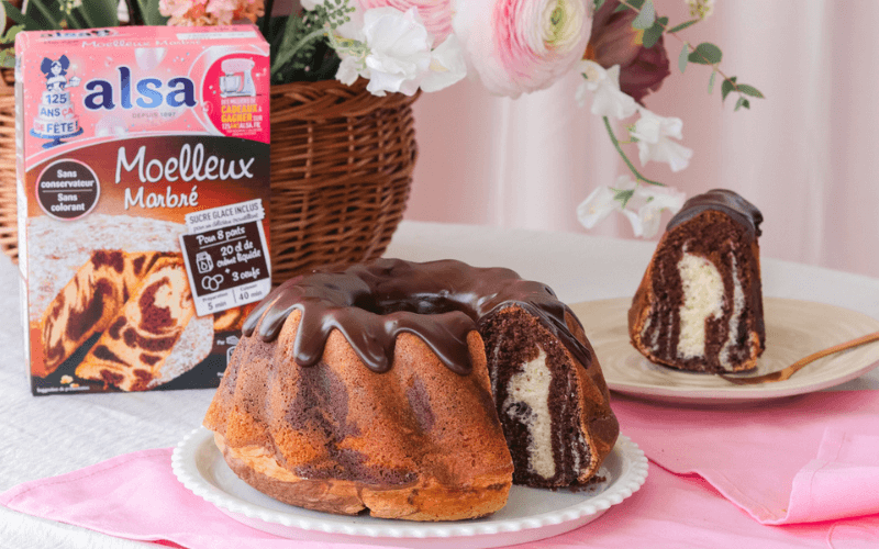 Bundt Cake Marbré alsa