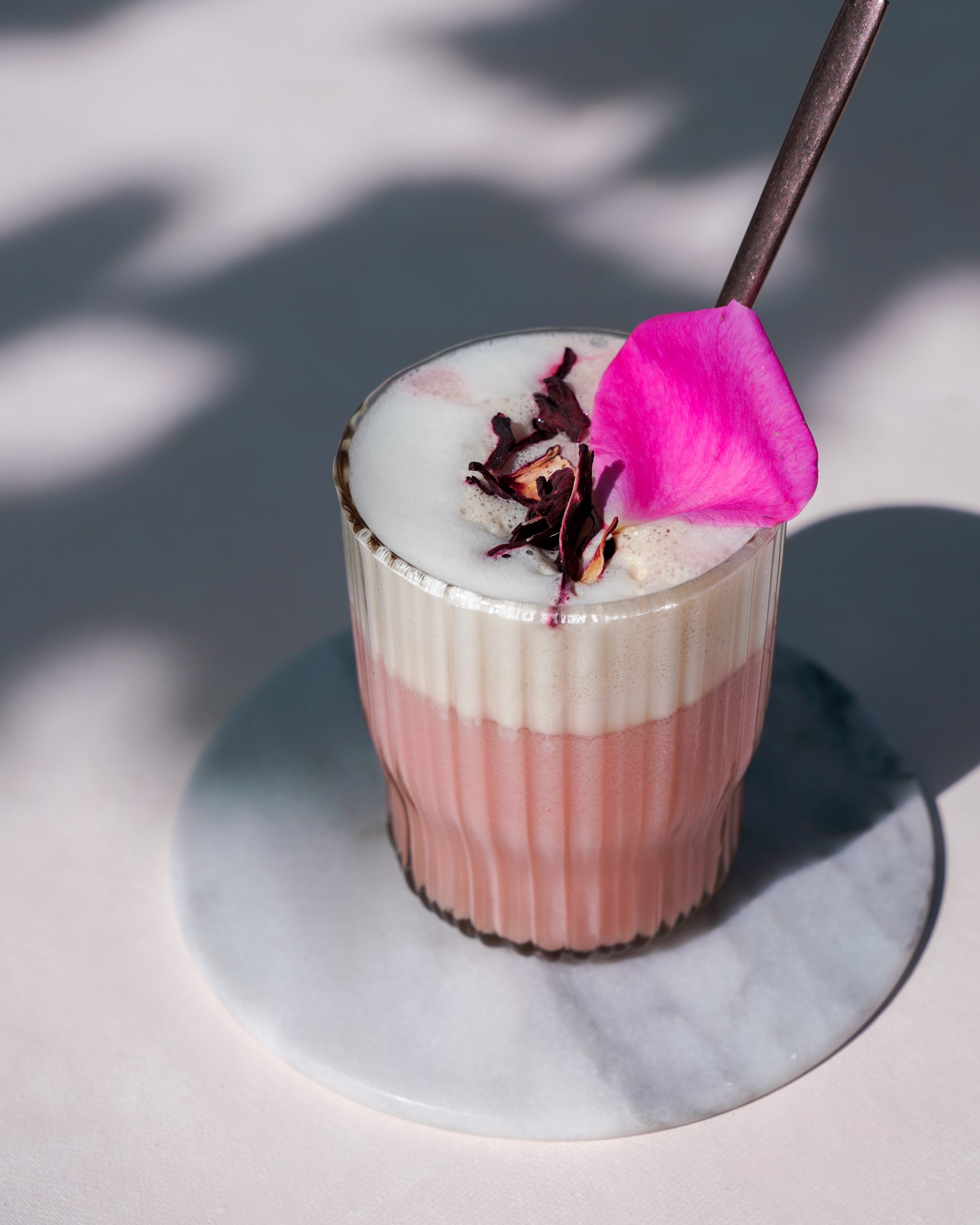 Pink latte