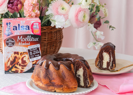 Recette de Bundt Cake Marbré alsa