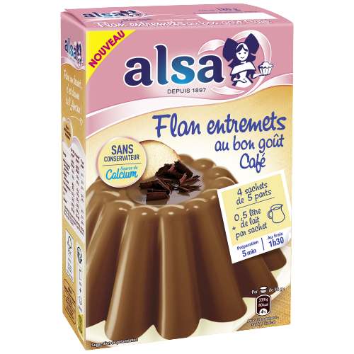 Flan Entremets au bon gout Café