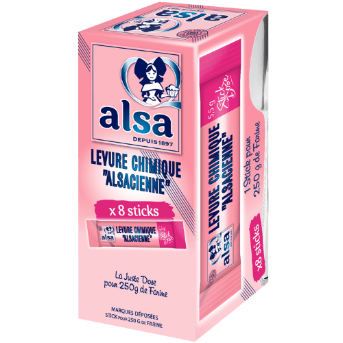 Sticks de levure chimique Alsacienne alsa