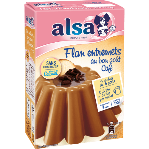 Flan Entremets au bon gout Café alsa