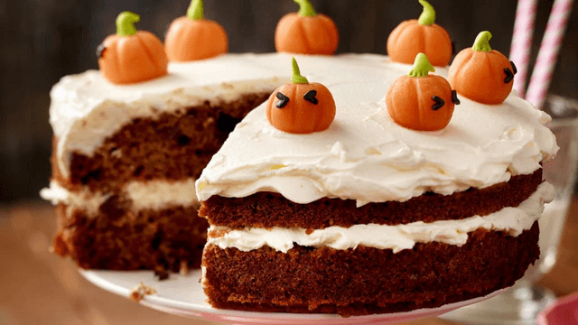 Gâteau d’Halloween à la citrouille alsa