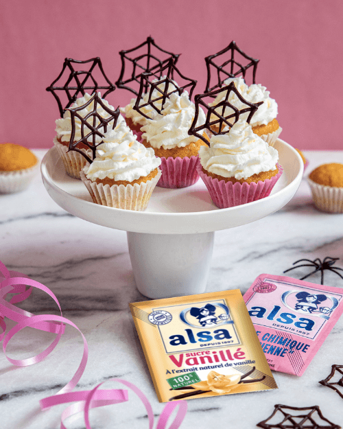 Recette - Cupcakes spider d'Halloween en vidéo 