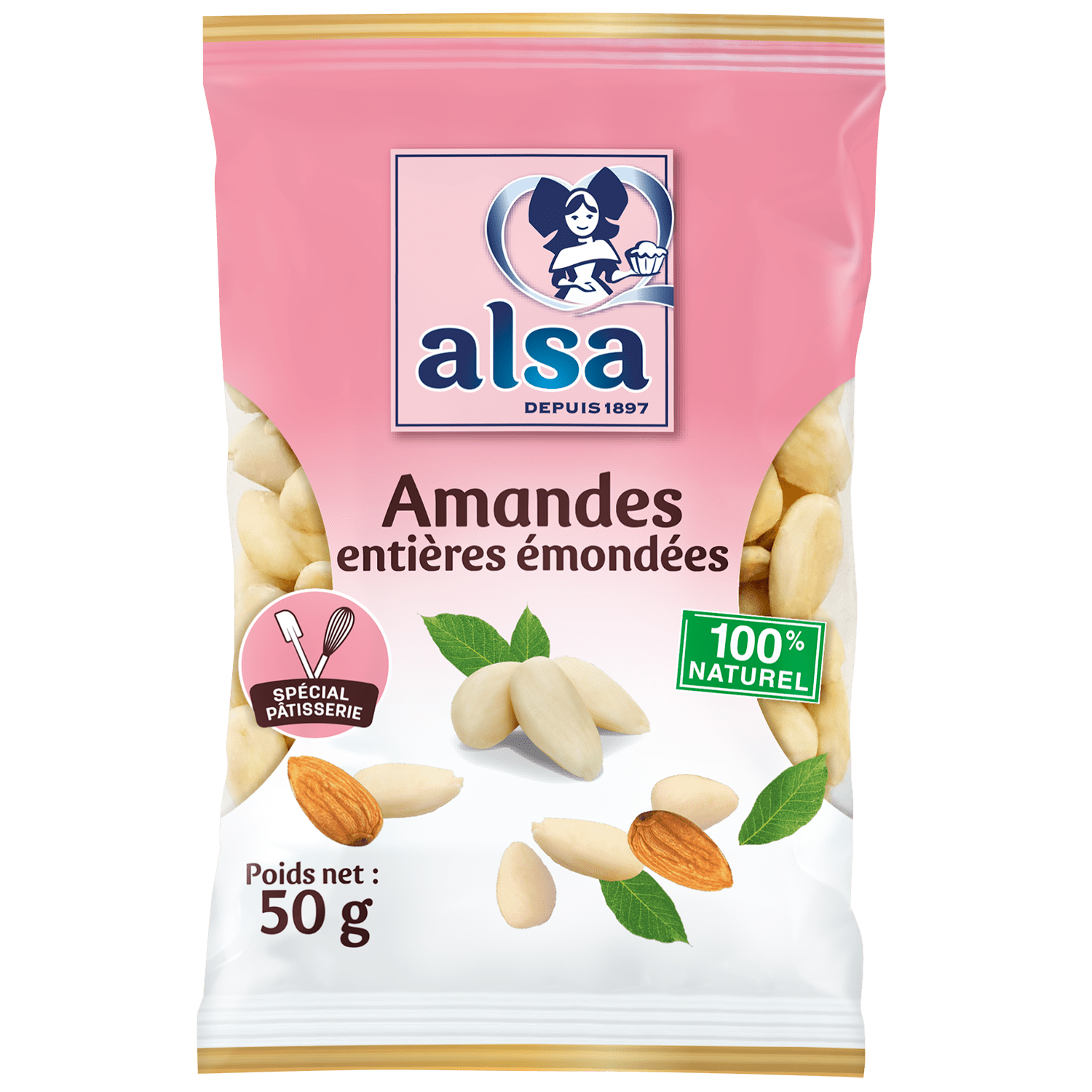 alsa Amandes entières émondées