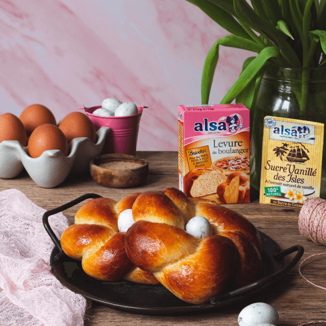 Brioches nids de Pâques alsa