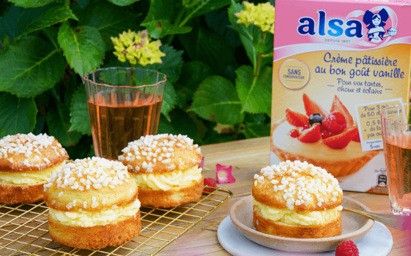 Minis Tartes Tropéziennes alsa