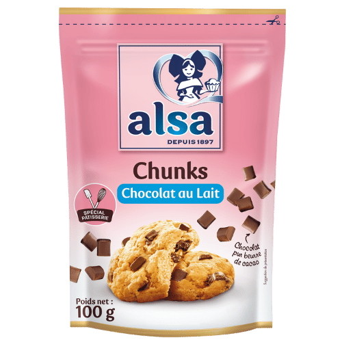 Pépites de chocolat au lait alsa