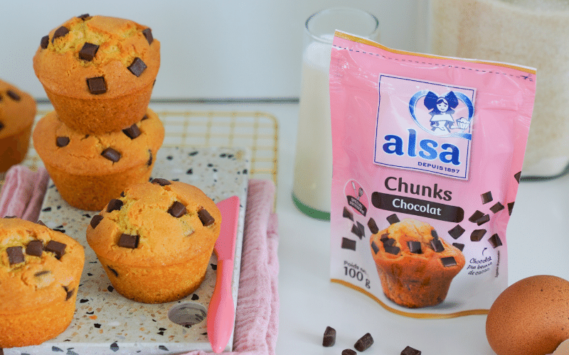 Muffins au chocolat - alsa Professionnel