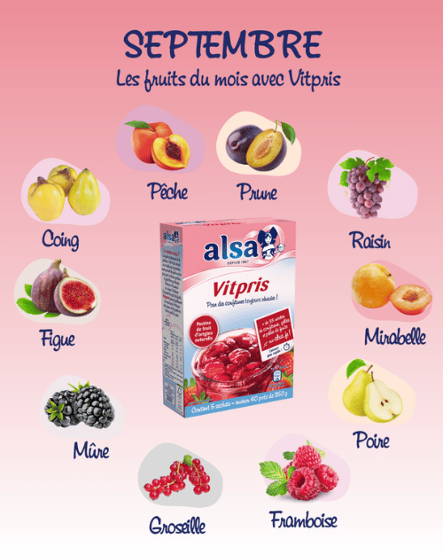 Les Fruits du mois - Septembre alsa