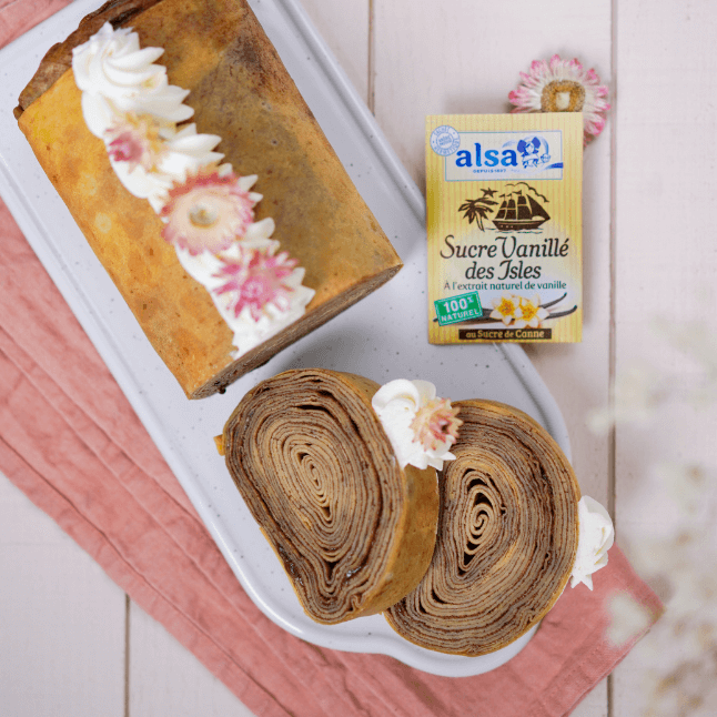 recette Gâteau de crêpes roulées alsa