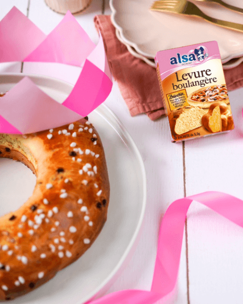 recette Brioche des rois aux pépites de chocolat - alsa