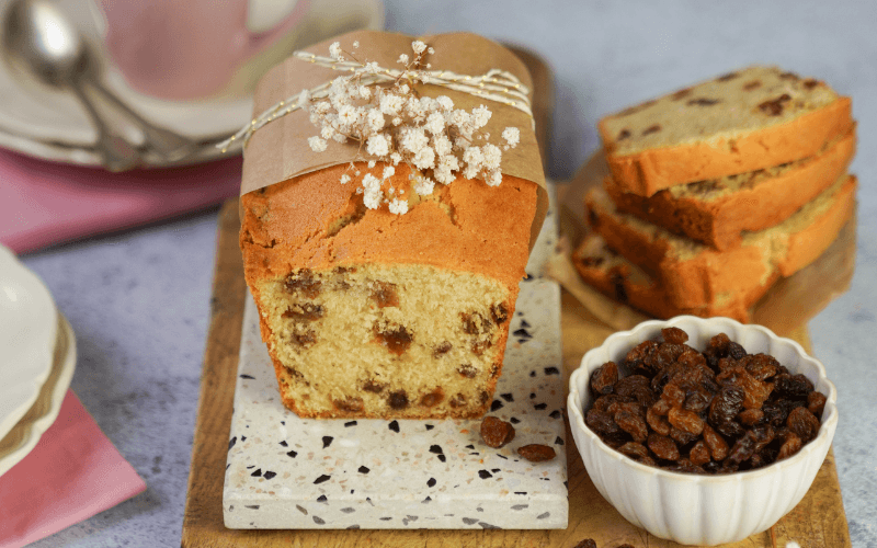 recette Cake aux raisins macérés alsa